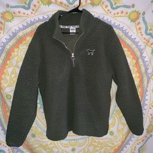 VS PINK Sherpa Half Zip